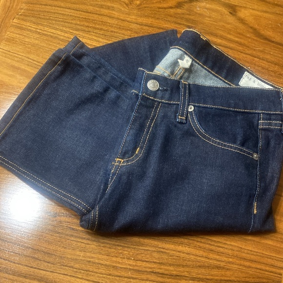 Rag & Bone Stiletto Bootcut Dark Wash Jean 27 low rise EXCELLENT CONDITION - Picture 11 of 11